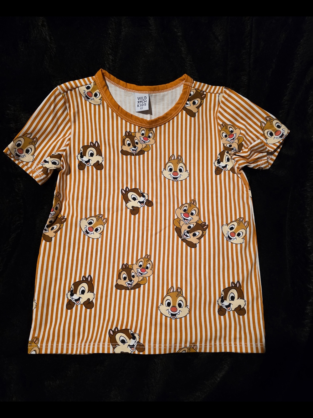 Wild Rich Kids Striped Chip And Dale Kids Fee